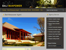 Tablet Screenshot of manpower-agency.imagebali.com