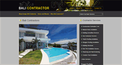 Desktop Screenshot of contractor.imagebali.com