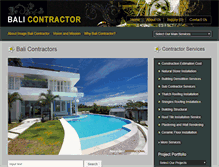 Tablet Screenshot of contractor.imagebali.com